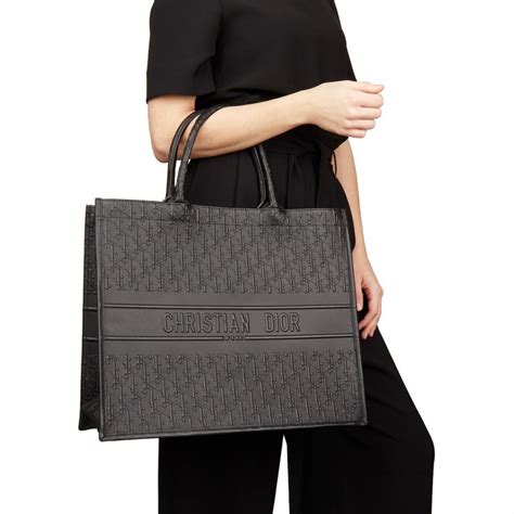 dior book tote oblique black|dior book tote black.